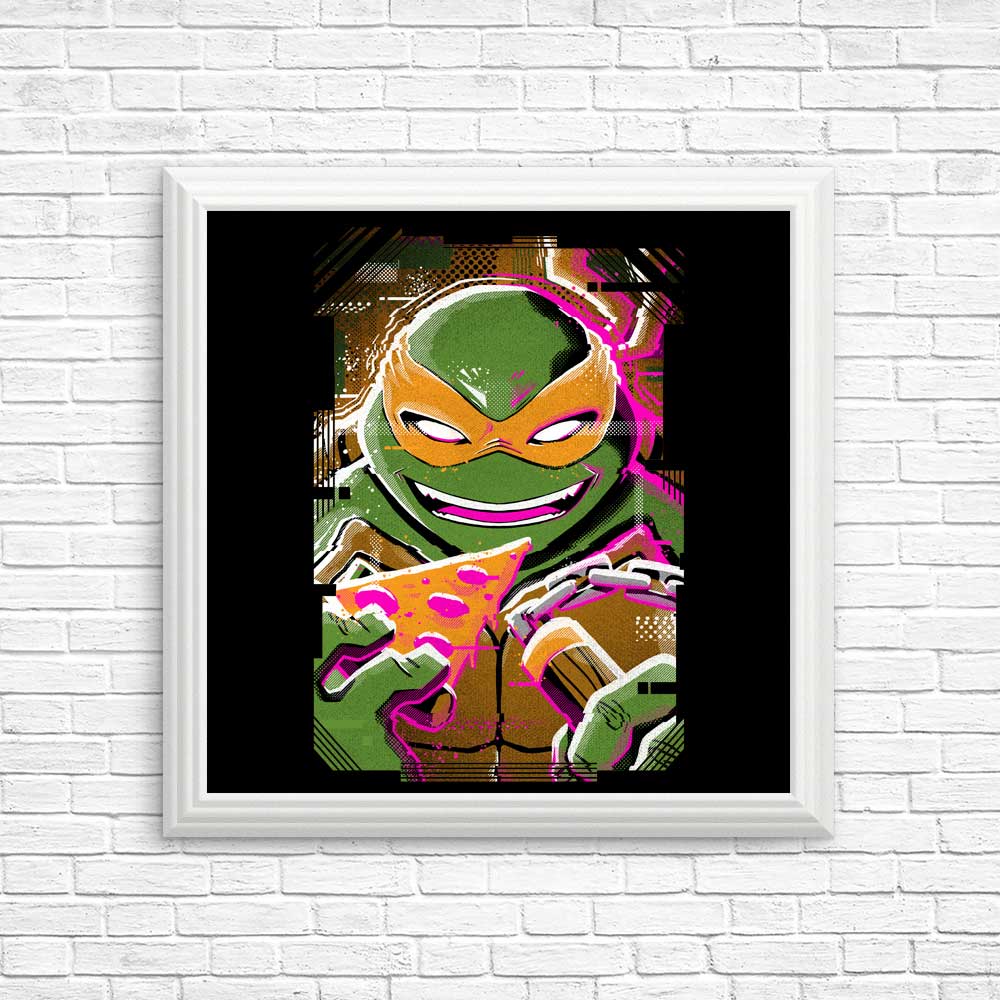 High - Quality Michelangelo Glitch Art Posters & Prints