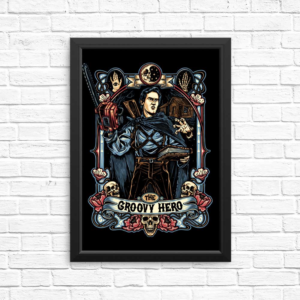 The Cool and Awesome Groovy Hero - Wall Posters & Art Prints