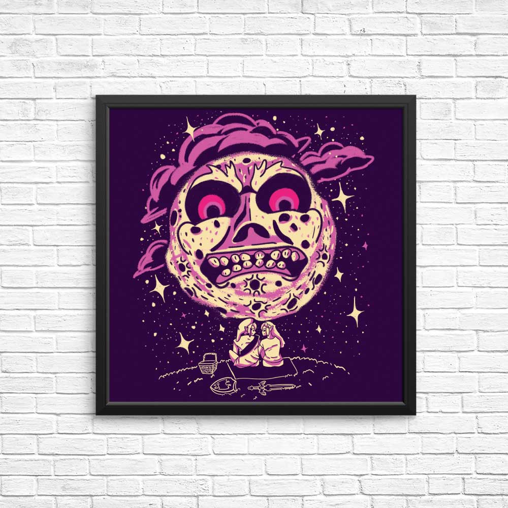 Exquisite Moonlit Picnic Wall Posters and Art Prints