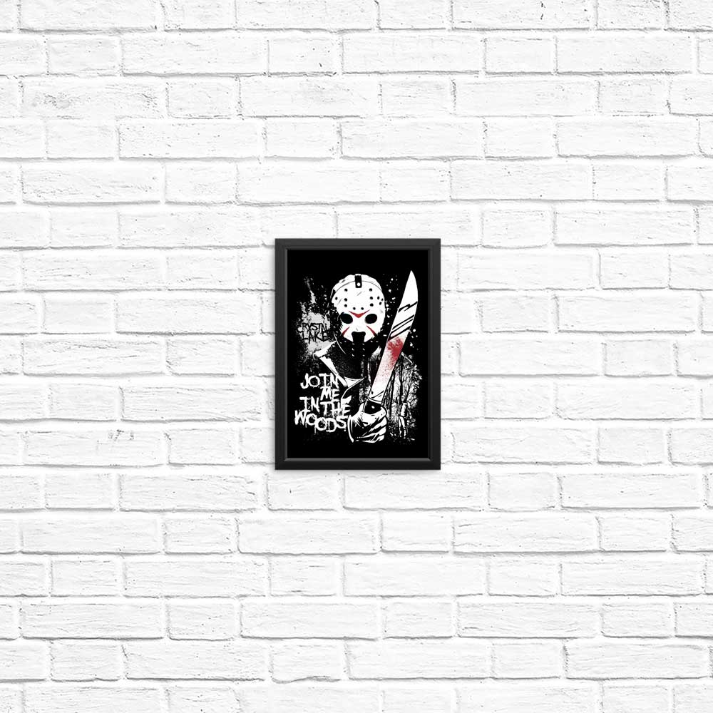 Charming 'Join Me in the Woods' Posters and Prints by Arinesart