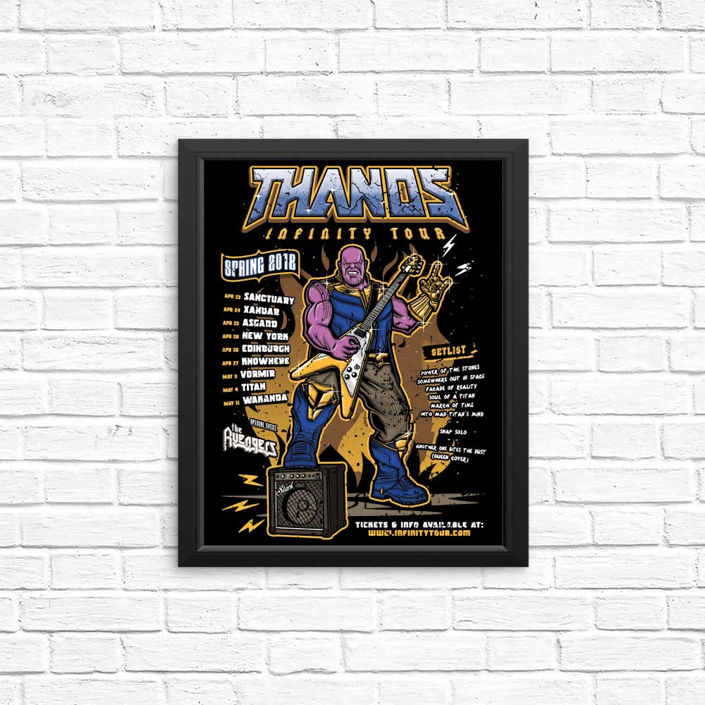 High - Quality Infinity Tour Posters and Prints