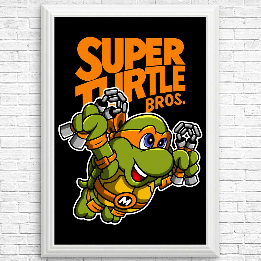 Super Mikey Bros - High - Quality Posters and Prints from Punksthetic