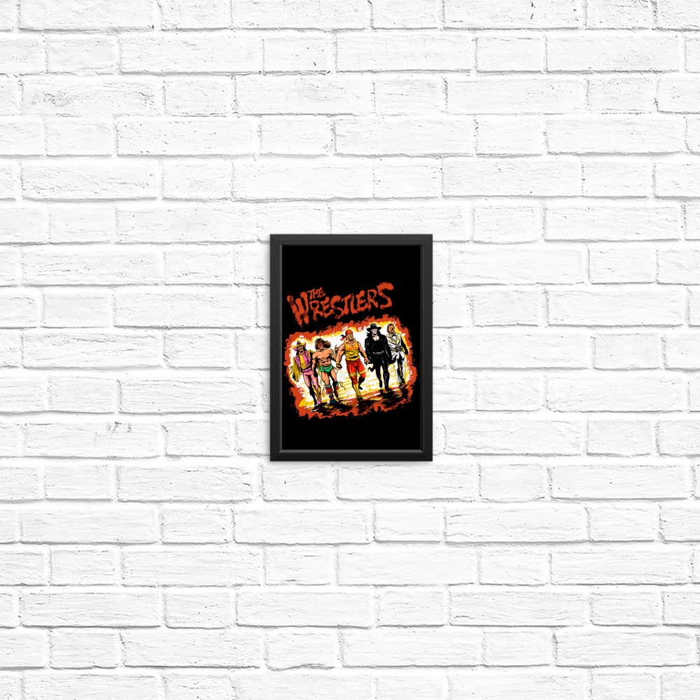 High - Quality Posters & Prints of 'The Wrestlers' by Zascanauta