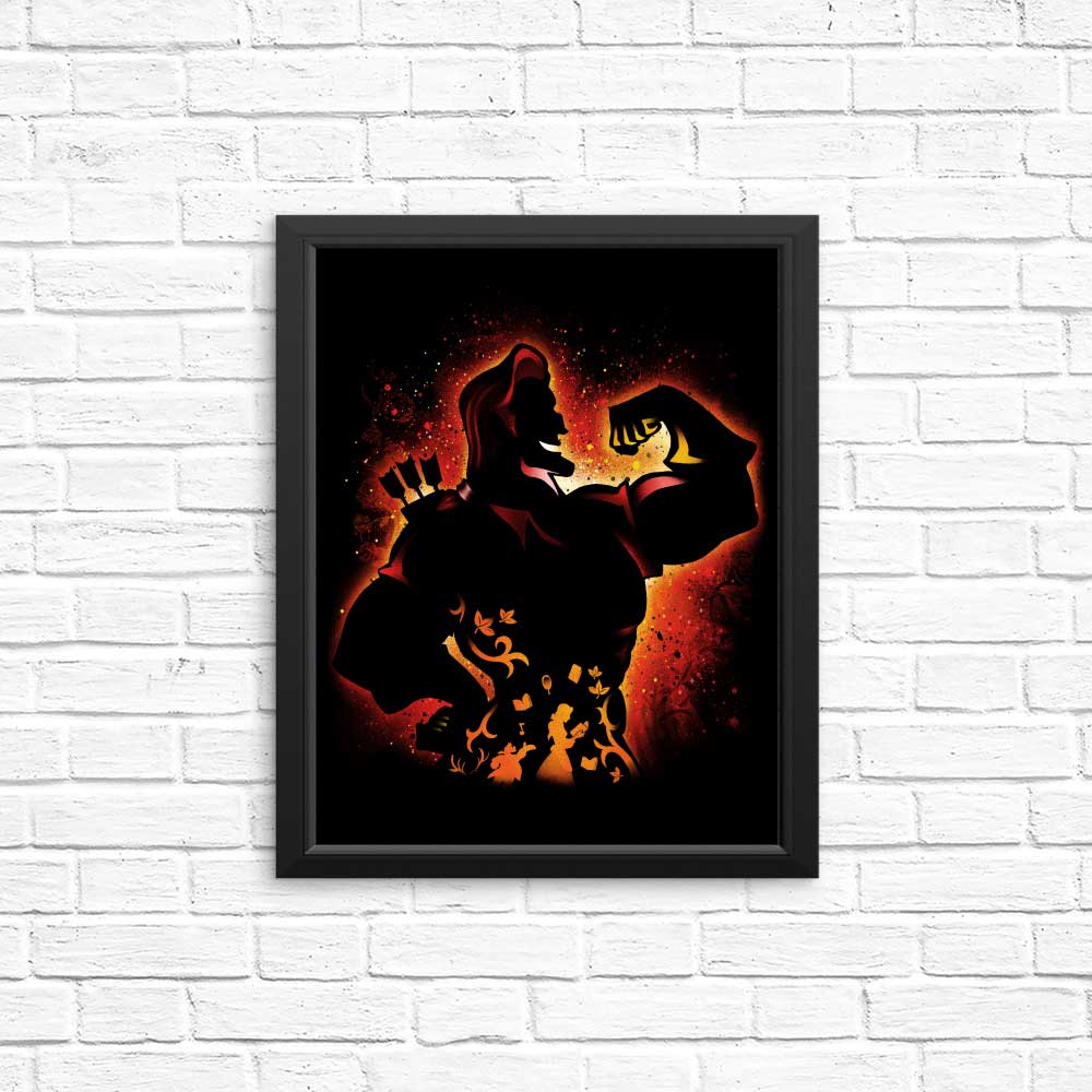 Exclusive 'Egotistical Hunter' Art Posters and Prints by Alemaglia