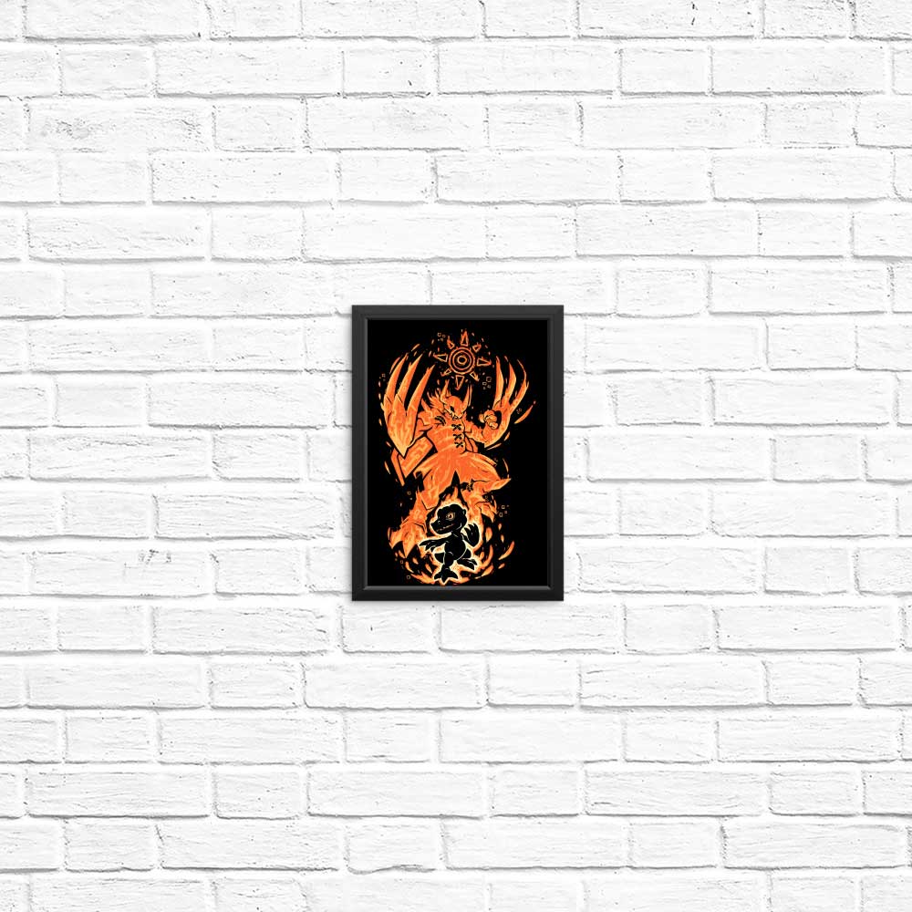 Inspirational Digital Courage Within Wall Posters and Art Prints