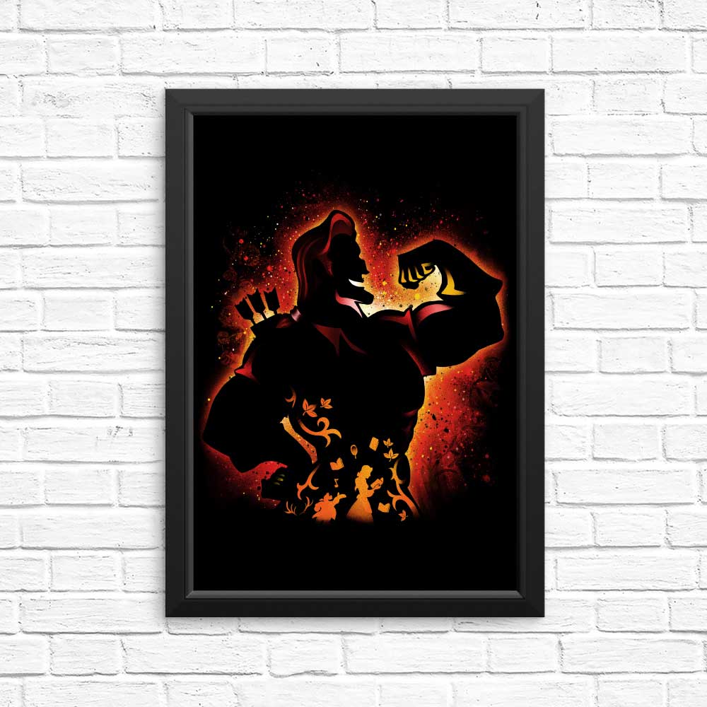 Exclusive 'Egotistical Hunter' Art Posters and Prints by Alemaglia