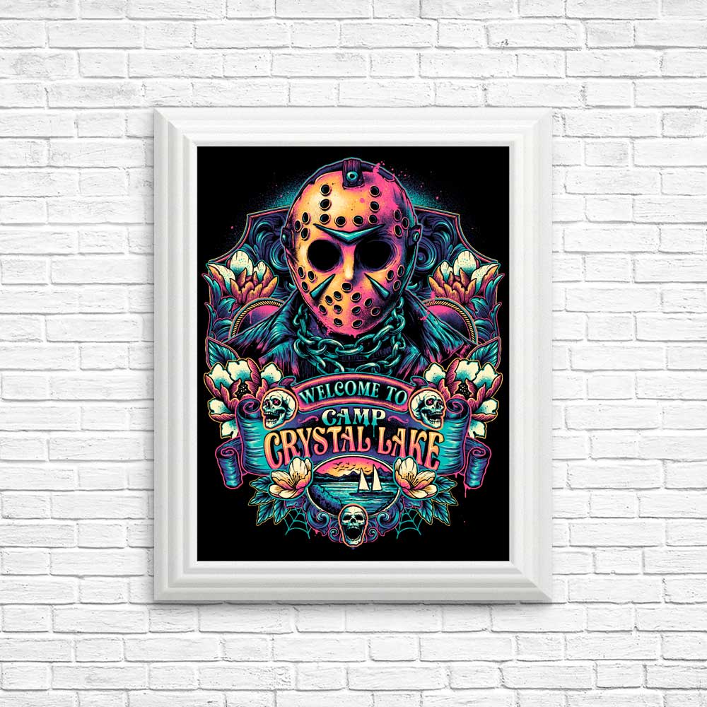 High - Quality 'Welcome to Camp Crystal Lake' Posters & Prints