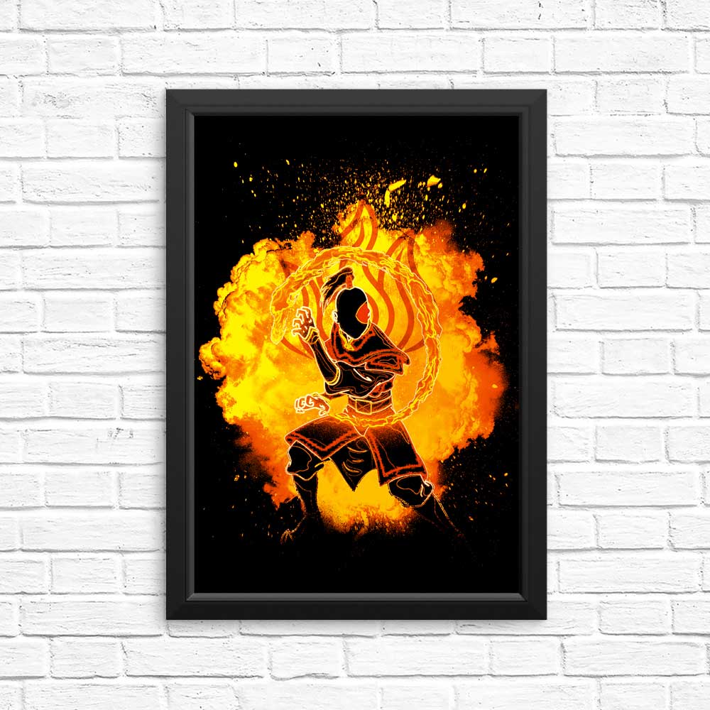 Vibrant 'Soul of the Fire' Art Posters & Prints