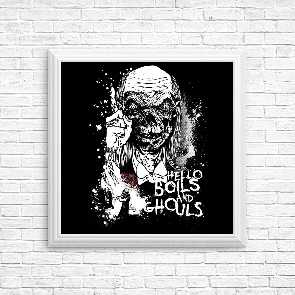Spooky Boils and Ghouls - Artistic Posters and Prints for Decor