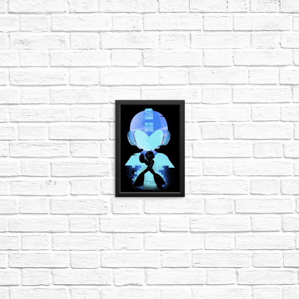 The Blue Bomber High - Quality Posters and Prints from Donnie Illustrations
