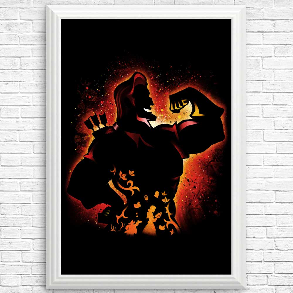 Exclusive 'Egotistical Hunter' Art Posters and Prints by Alemaglia