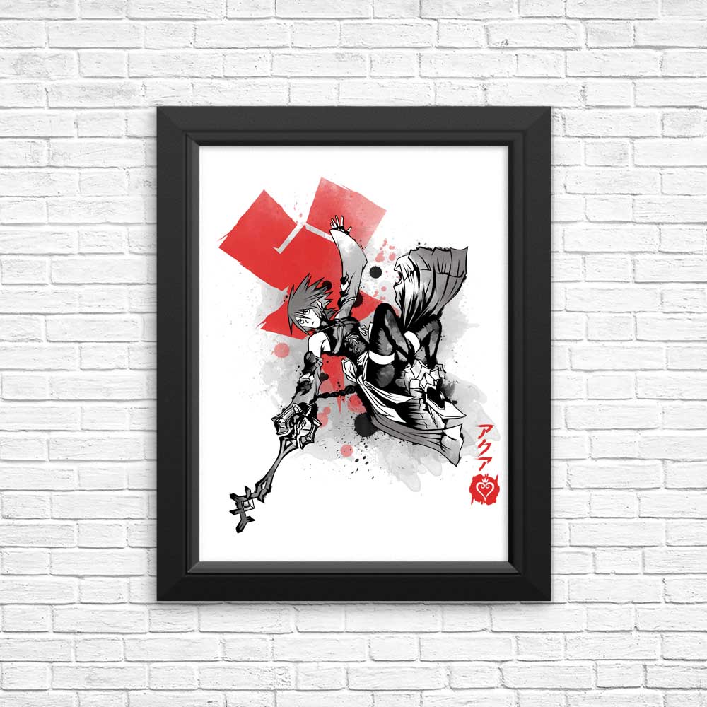 Keyblade Master Sumi - e Artistic Posters and Prints from Soulkr