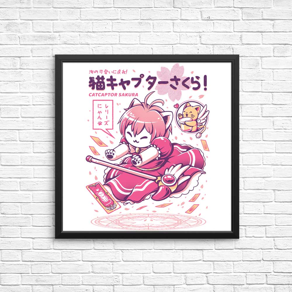 High - Quality Catcaptor Sakura Posters and Prints by Ilustrata