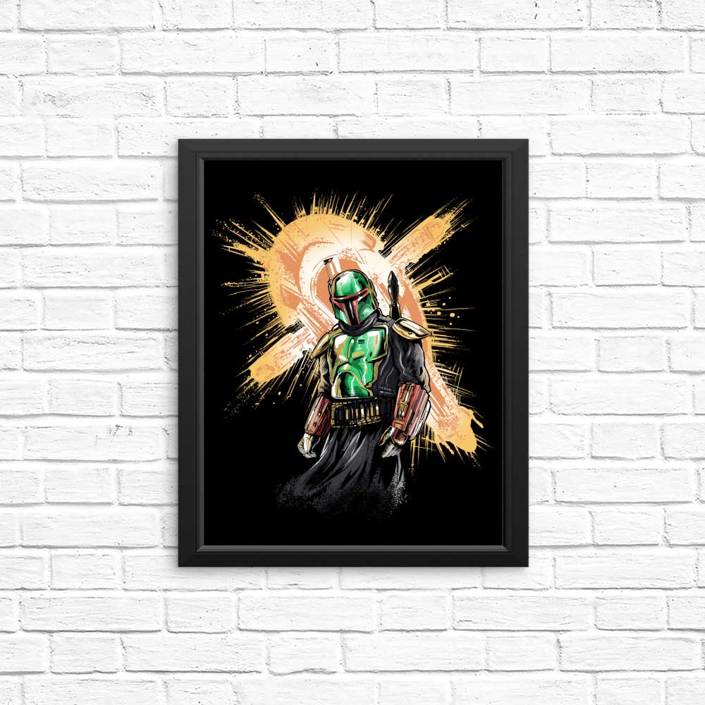 The Bounty Hunter Rises - High - Quality Posters and Prints from Zascanauta