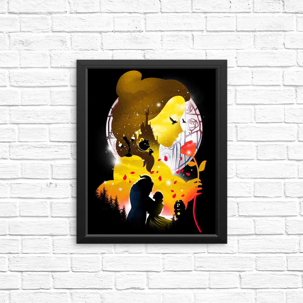 Village Princess Silhouette Wall Art - High - Quality Posters and Prints