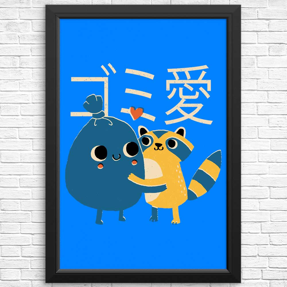 High - Quality 'Trash Love' Posters and Prints by DinoMike