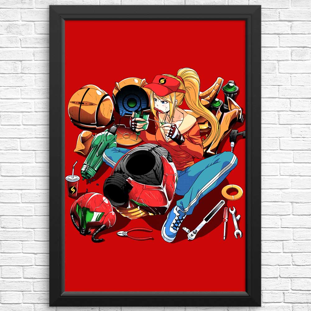Samus Repairing - Wall Decor Posters and Prints
