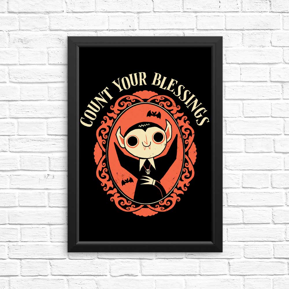 High - Quality 'Count Your Blessings' Posters and Prints