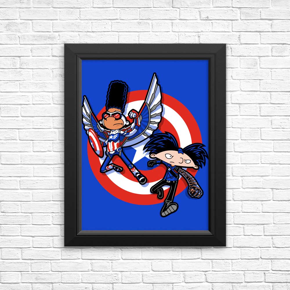 High - quality Captain Tallhair and Football Soldier Posters & Prints