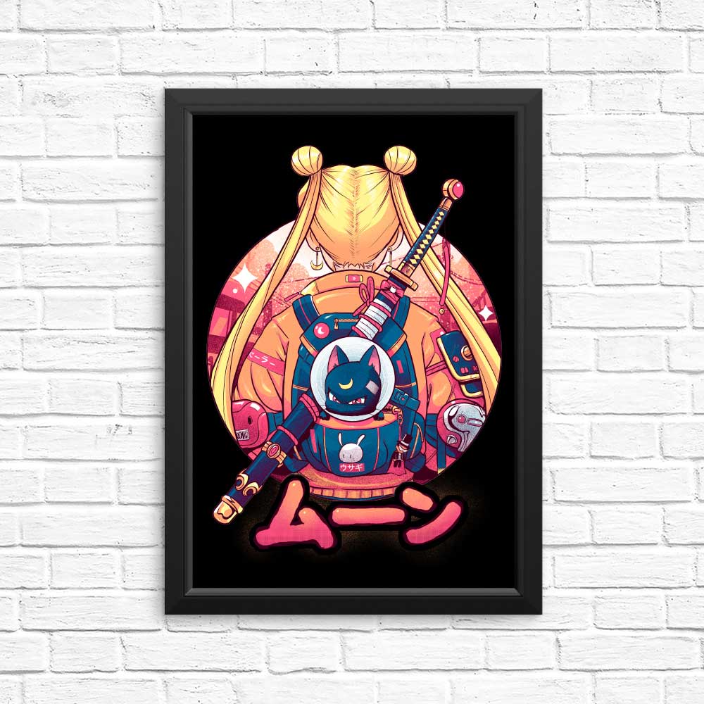 Stunning Winter Moon-themed Art Posters and Prints