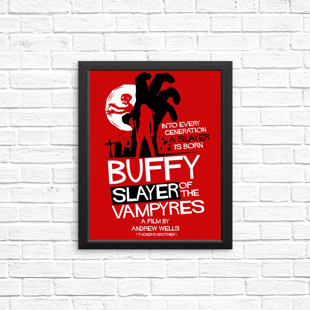 Stunning Posters & Prints of the Vampire Slayer by Tom Trager