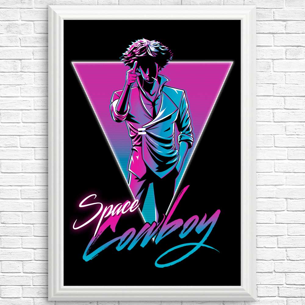 Eye - catching Neon Cowboy Posters and Prints