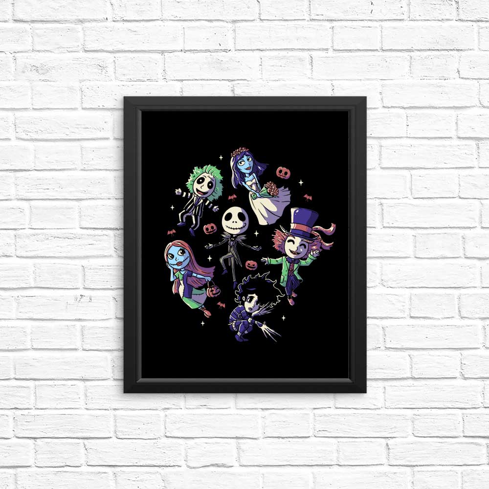 High - quality Burton's Halloween Posters and Prints for Decor