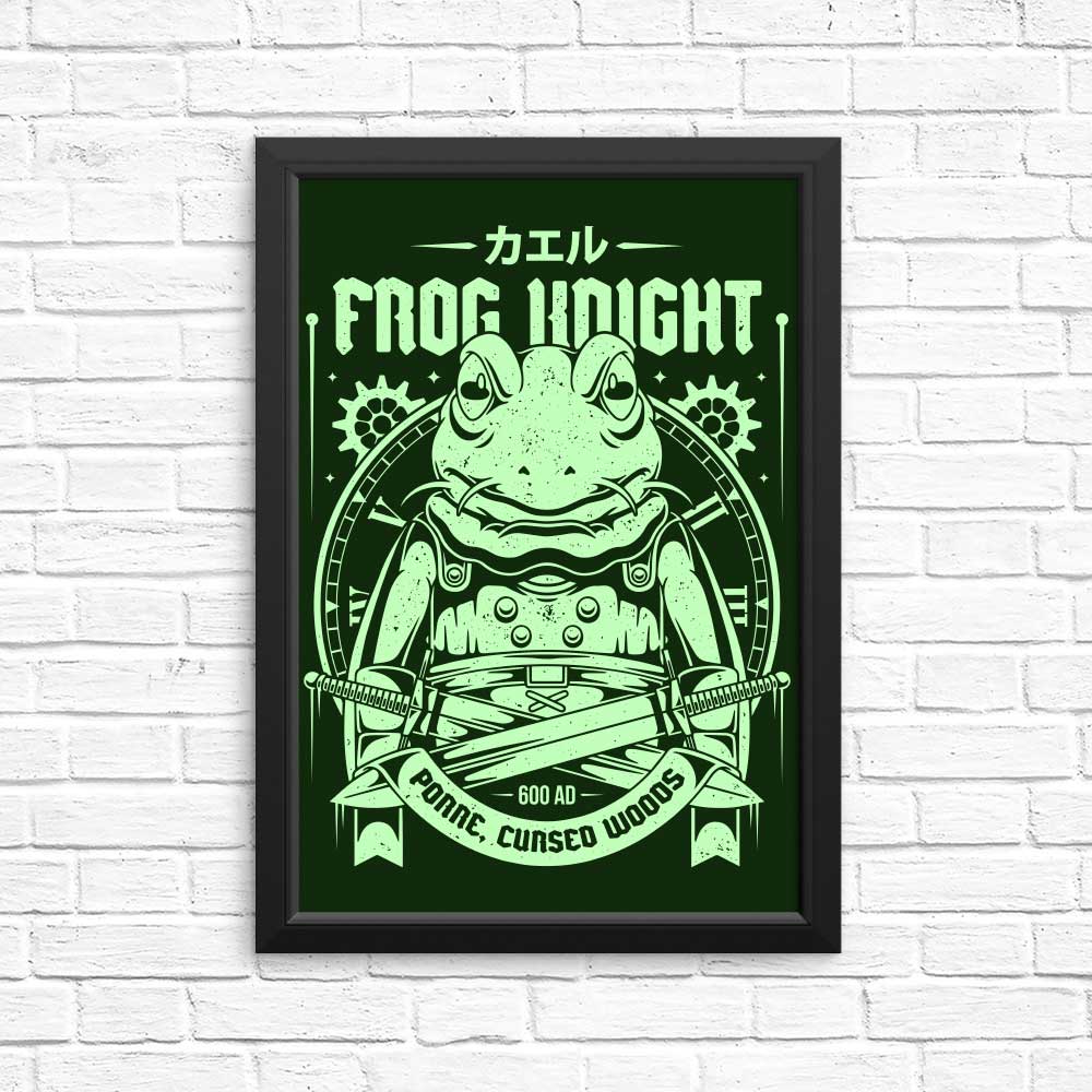 Exquisite Frog Knight Posters and Prints by Alundrart Design