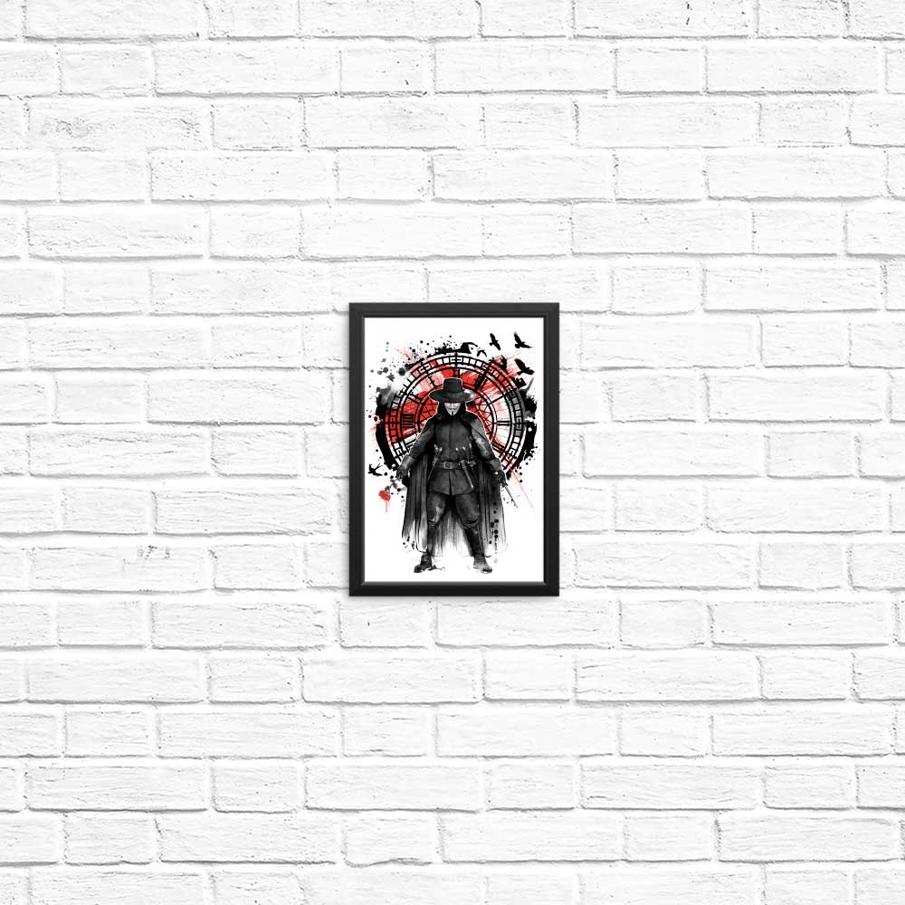 Posters and Prints - 'God Is In The Rain' by Dr. Monekers