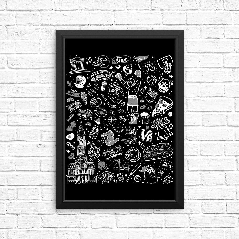 Black Philly Icons - High - Quality Posters and Prints