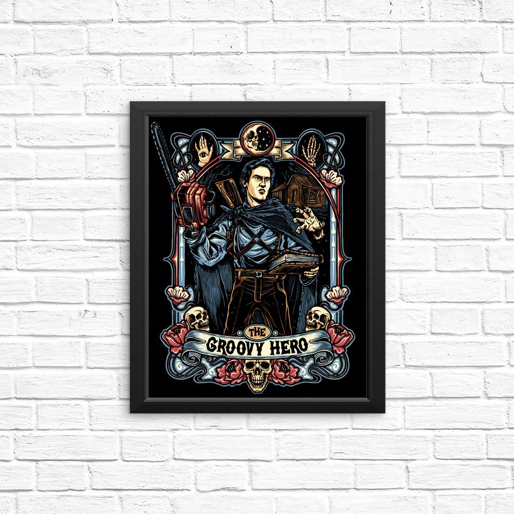 The Cool and Awesome Groovy Hero - Wall Posters & Art Prints