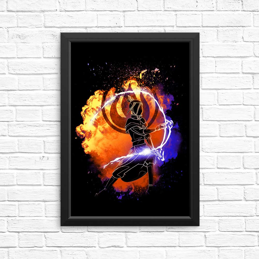 Soul of Fire Princess Wall Decor - High - Quality Posters and Prints