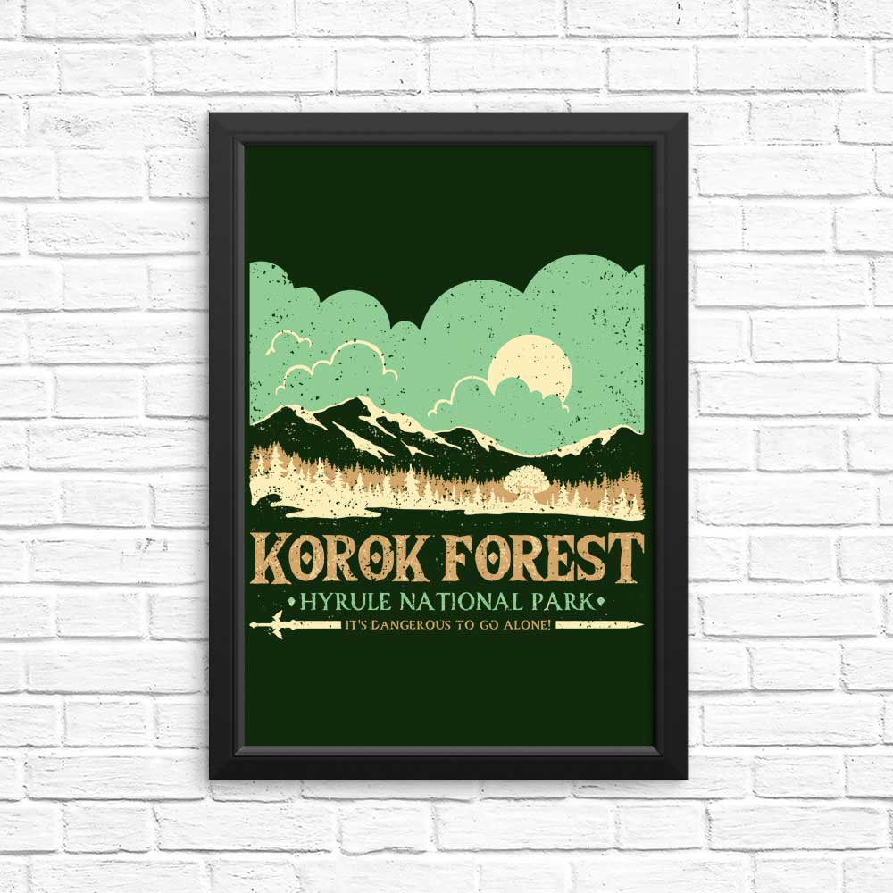 Retro Division's Korok National Park Wall Posters and Art Prints