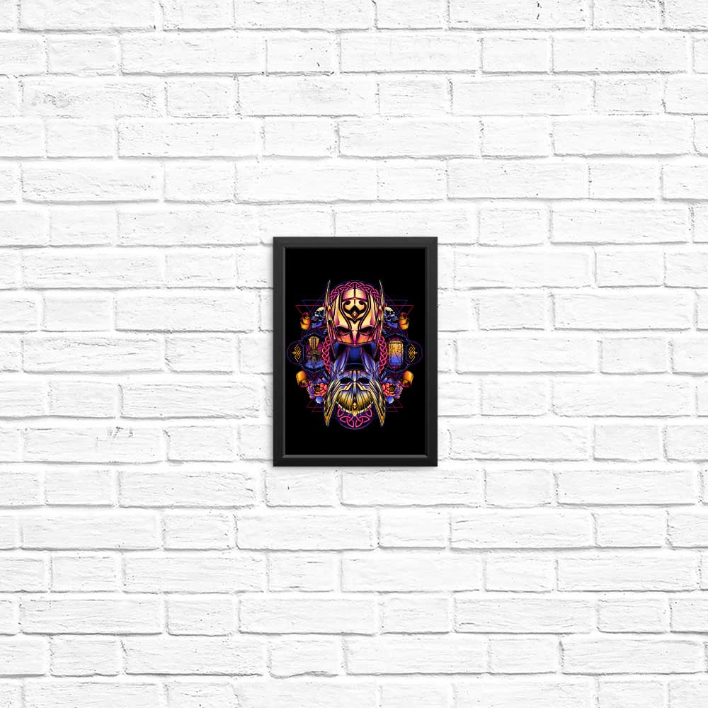 Vibrant Colorful Thunder Art - High - Quality Posters & Prints