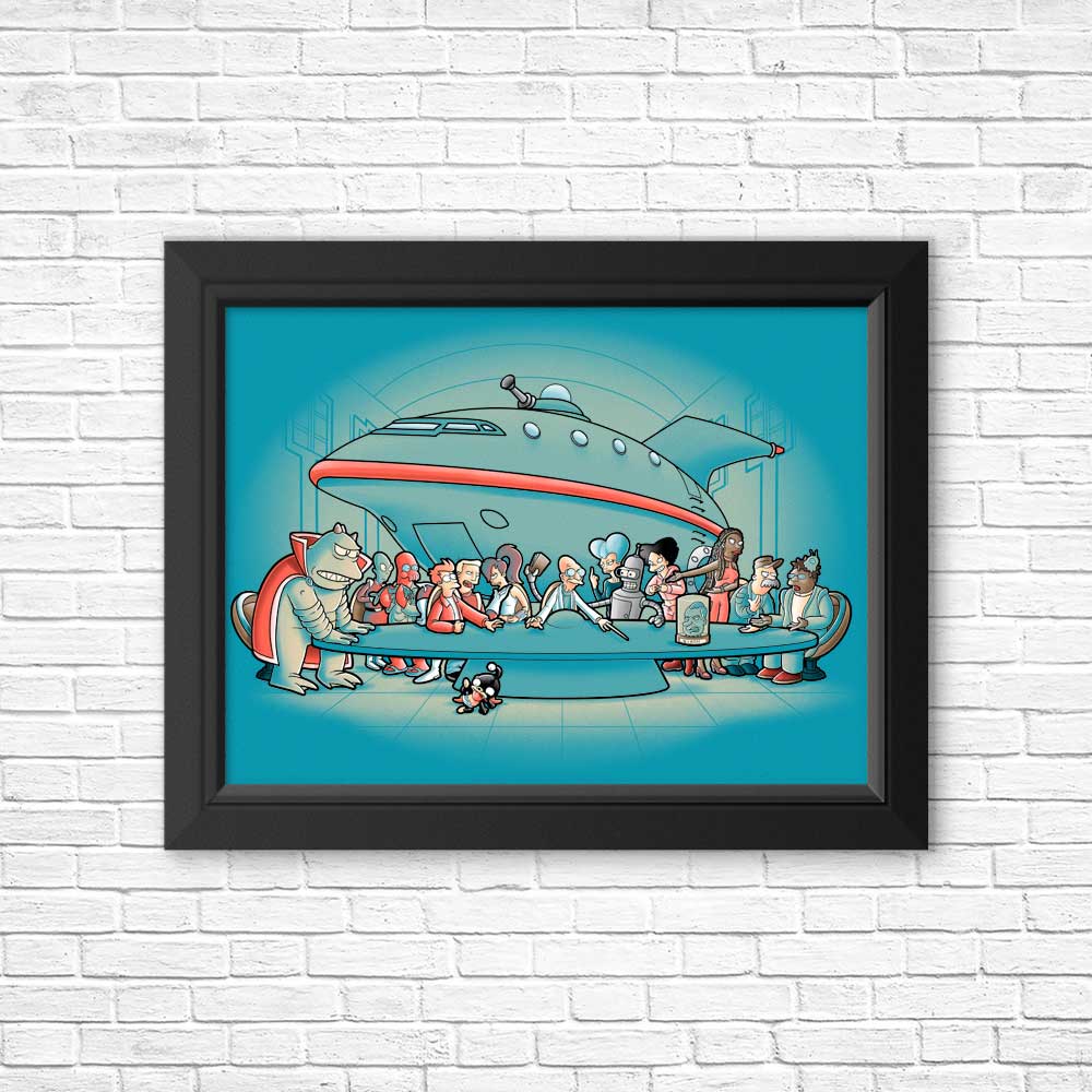Future Dinner Art Posters and Prints for Home Decor