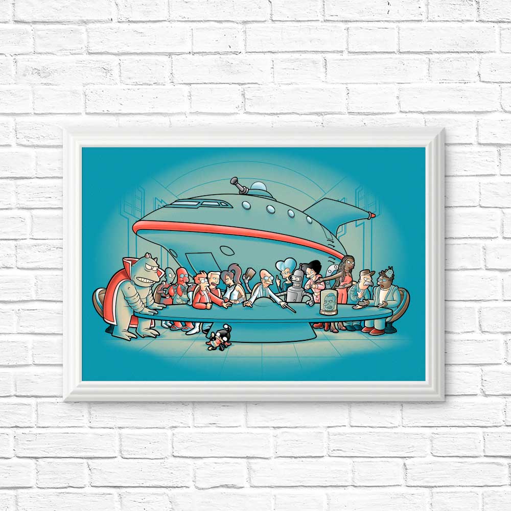 Future Dinner Art Posters and Prints for Home Decor