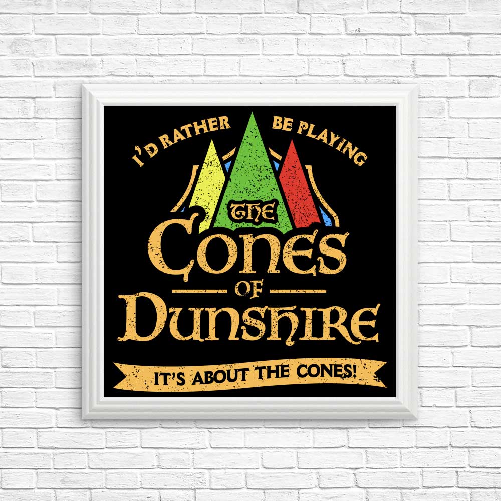 Stunning Cones - High - Quality Posters & Prints by CoD Designs