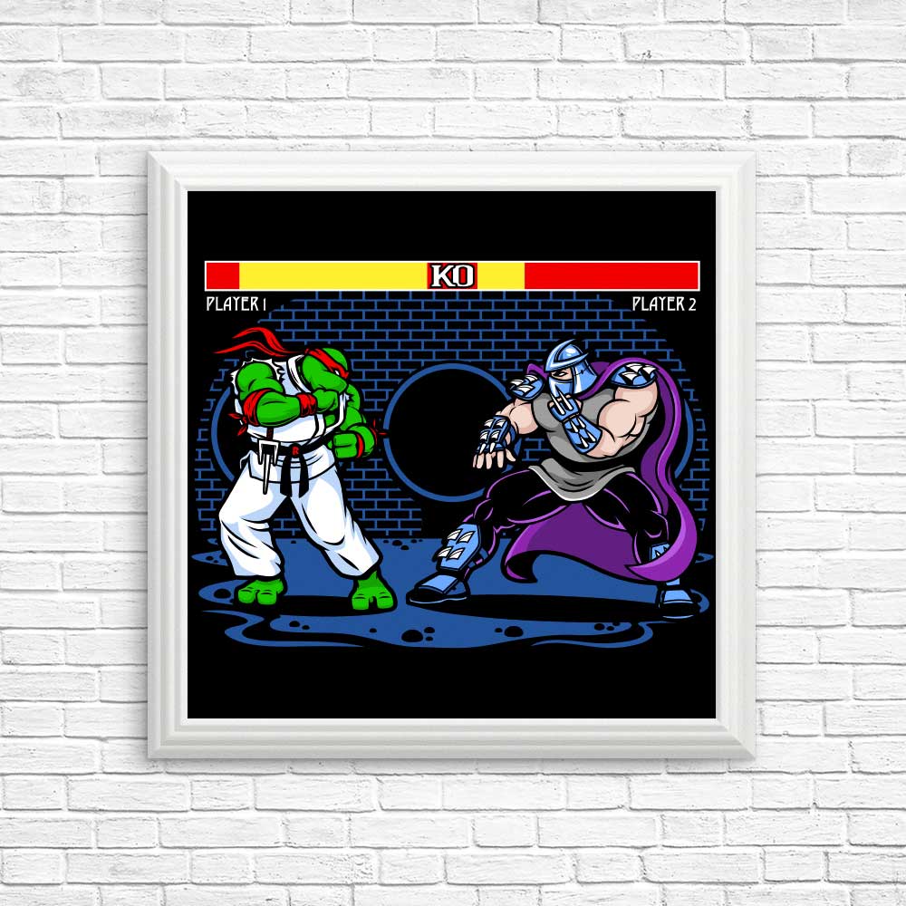 Sewer Fighter - High - Quality Art Posters and Prints by Harebrained