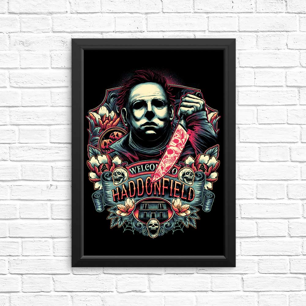 Gorgeous 'Welcome to Haddonfield' Posters and Prints for Your Decor