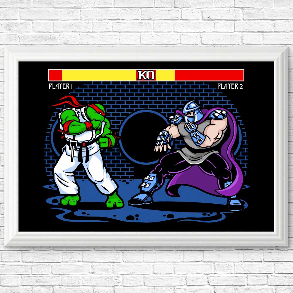 Sewer Fighter - High - Quality Art Posters and Prints by Harebrained