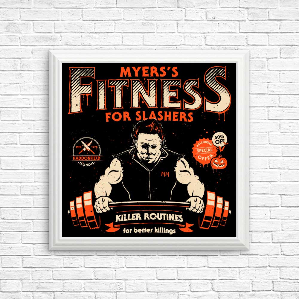 Myers Fitness Workout Posters and Prints for Fitness Enthusiasts