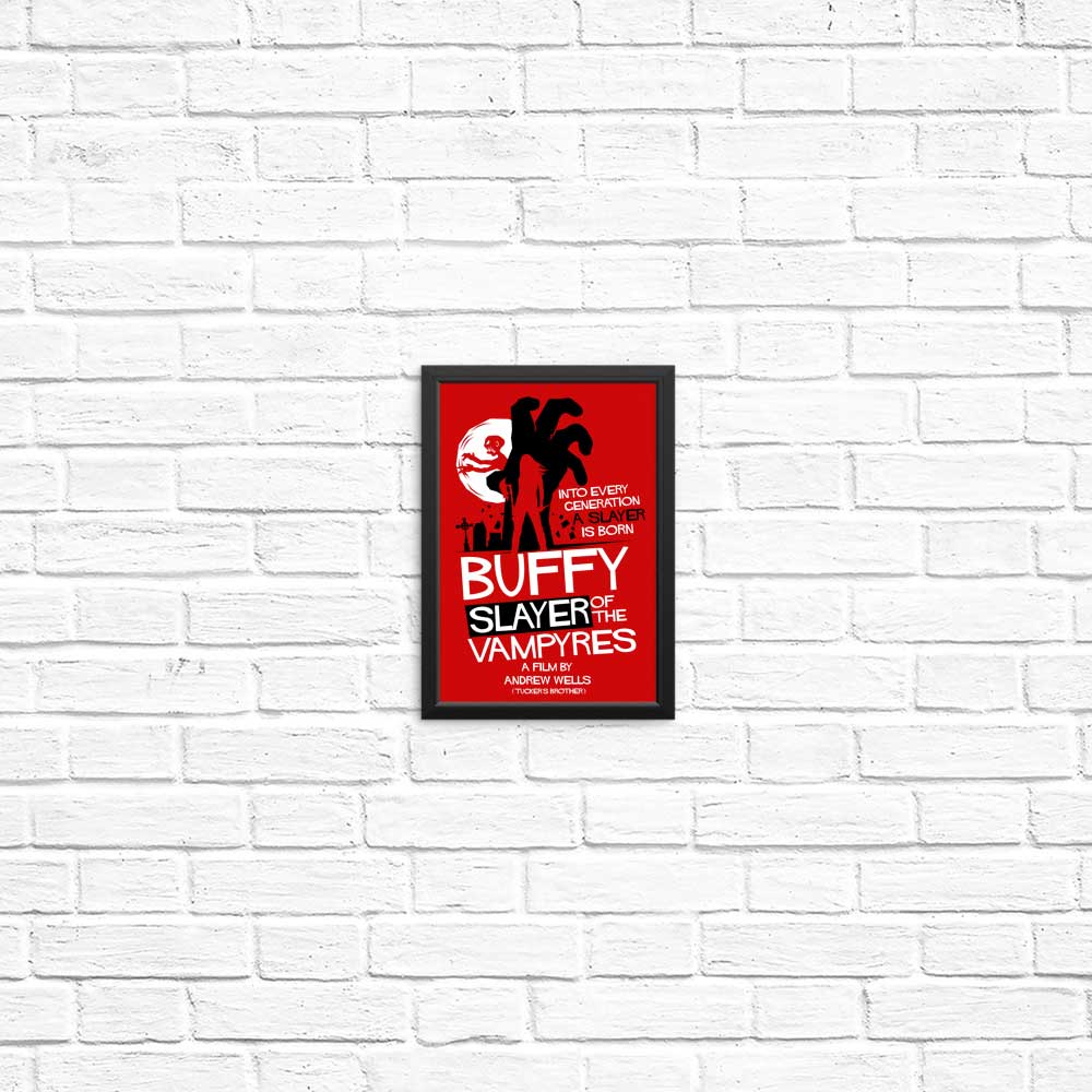 Stunning Posters & Prints of the Vampire Slayer by Tom Trager