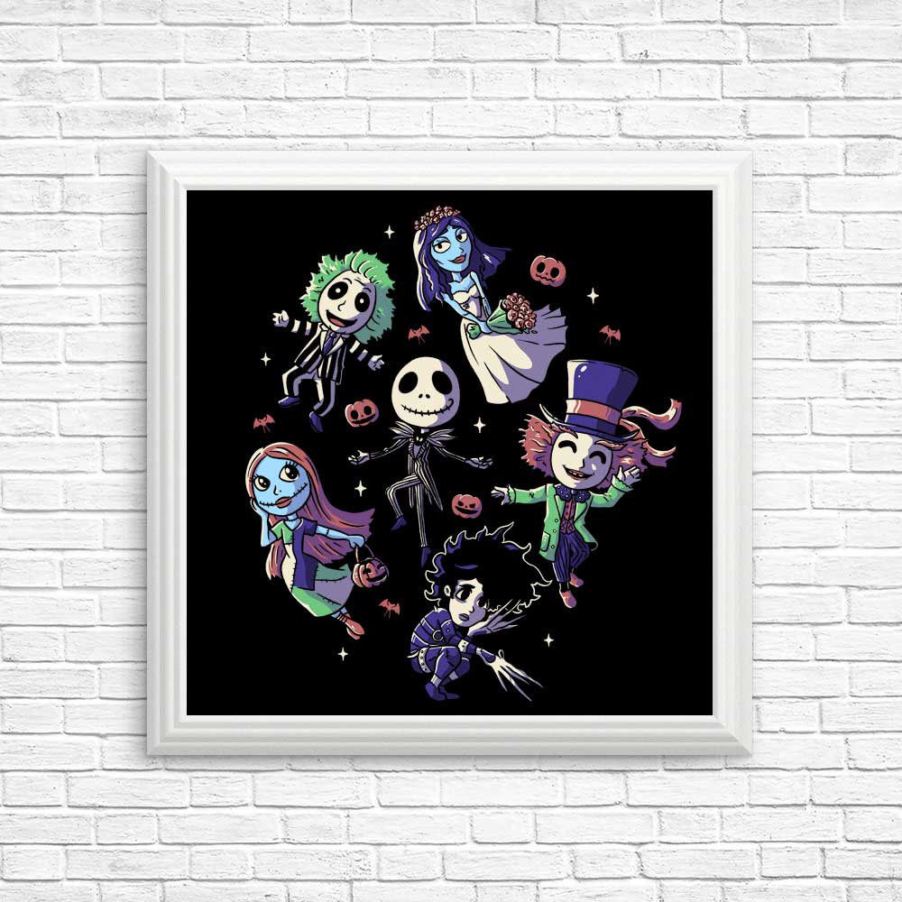 High - quality Burton's Halloween Posters and Prints for Decor