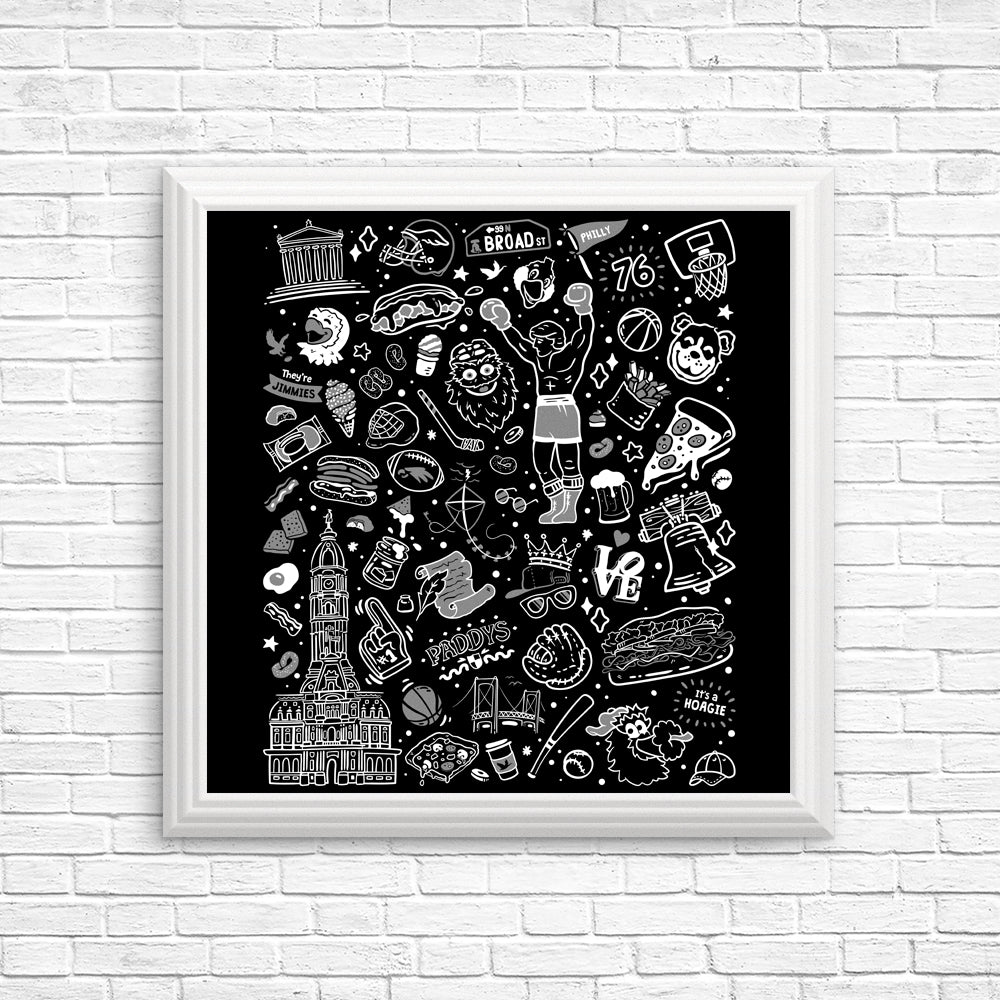 Black Philly Icons - High - Quality Posters and Prints