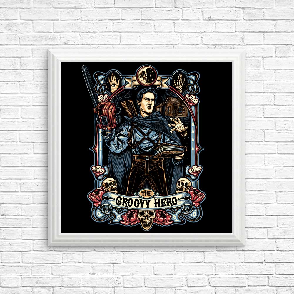 The Cool and Awesome Groovy Hero - Wall Posters & Art Prints