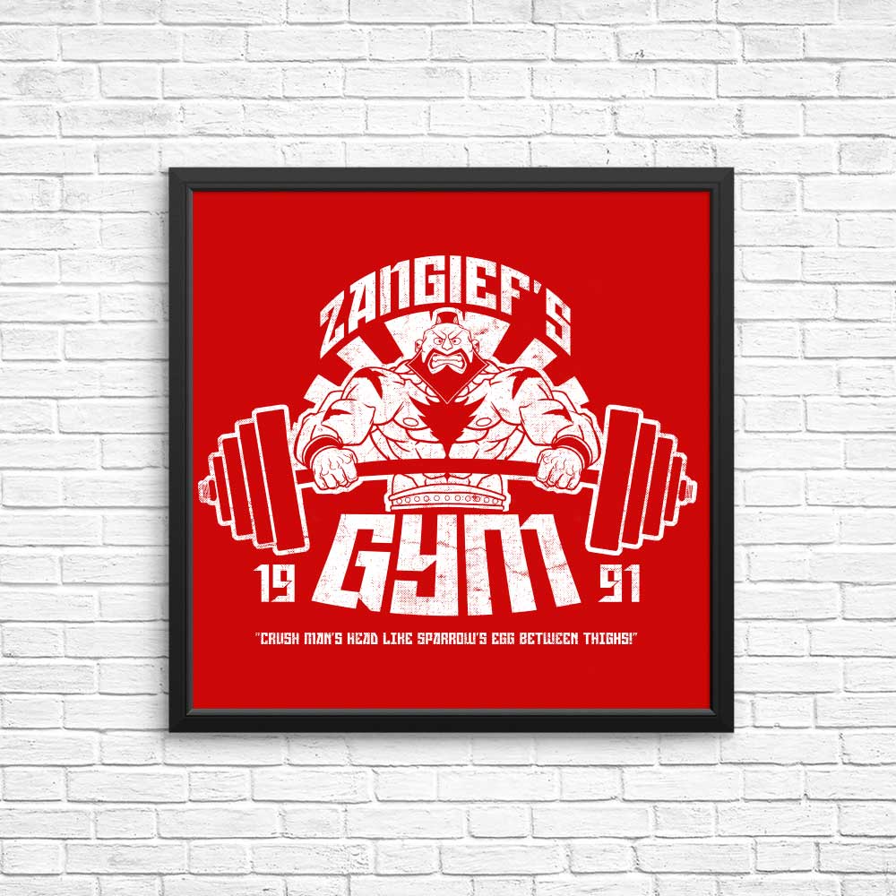 Unique Zangief Gym Posters and Prints for Your Space