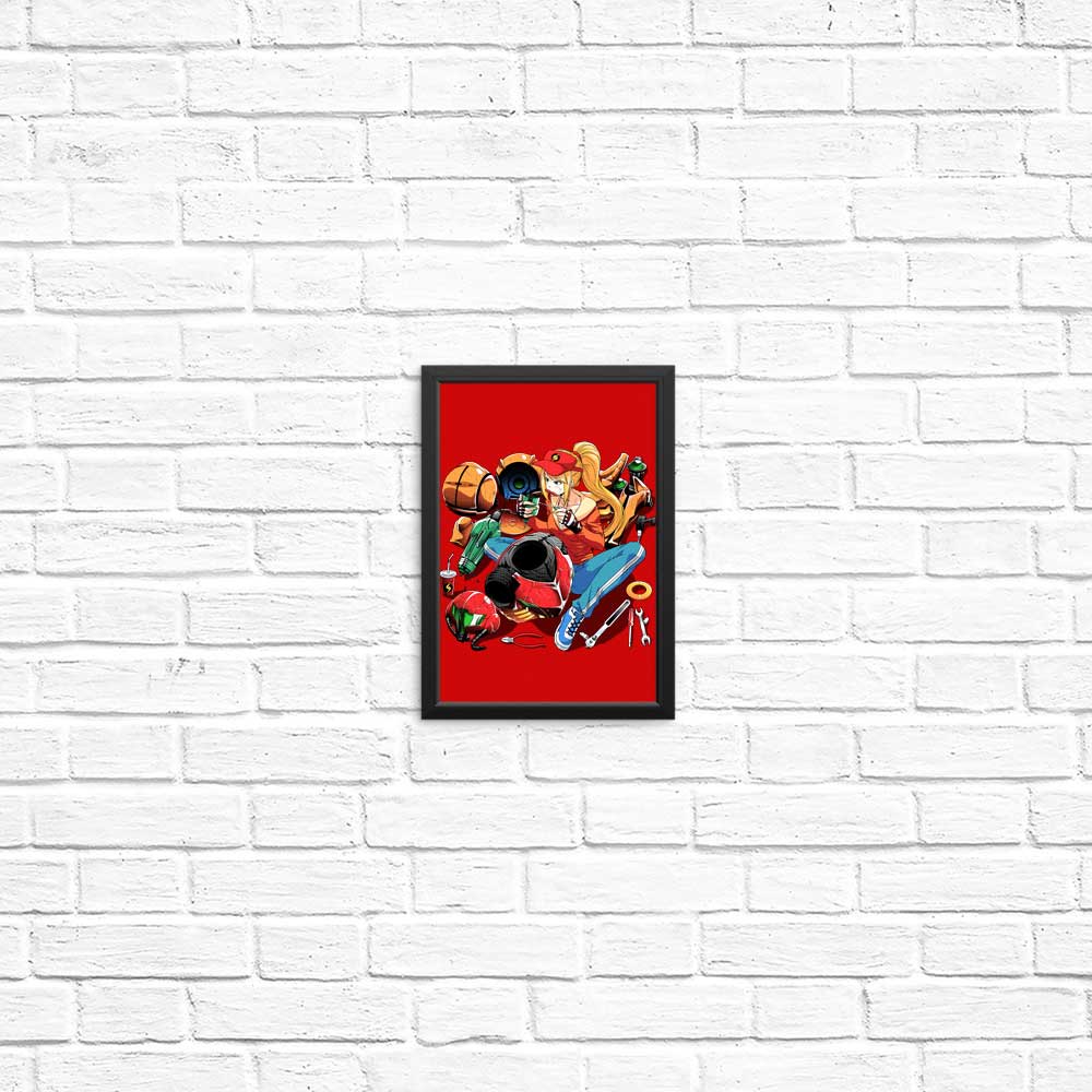 Samus Repairing - Wall Decor Posters and Prints