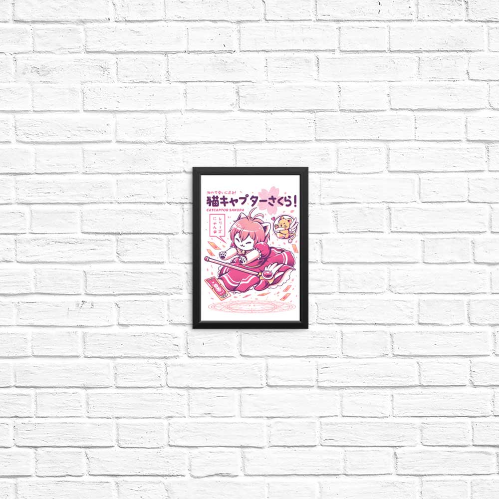 High - Quality Catcaptor Sakura Posters and Prints by Ilustrata