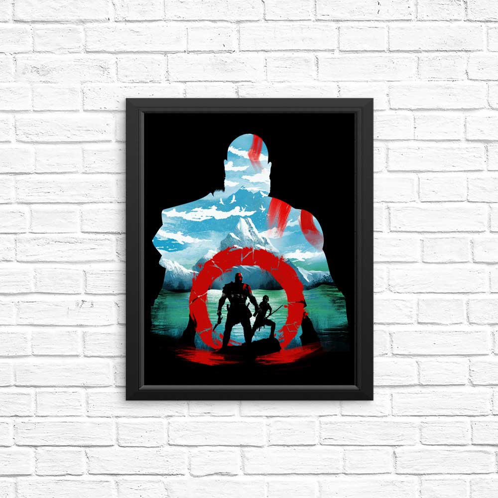 Stunning Silhouette of a God Wall Posters and Art Prints