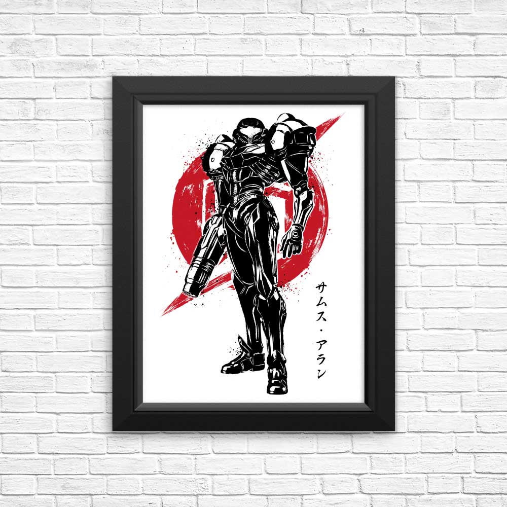 High - quality Galactic Bounty Hunter Sumi - e Posters and Prints